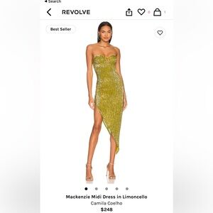 Sequined Midi Dress from Revolve